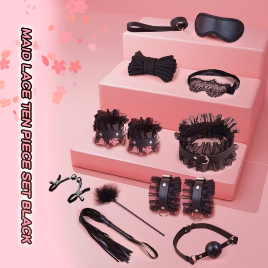 Bdsm Bondage Gear Kit Set Letto Manette Polsino Della Caviglia Restrizioni Giocattoli Del Sesso per Donne Uomini Coppie Giochi per Adulti Accessori Erotici Sexy
